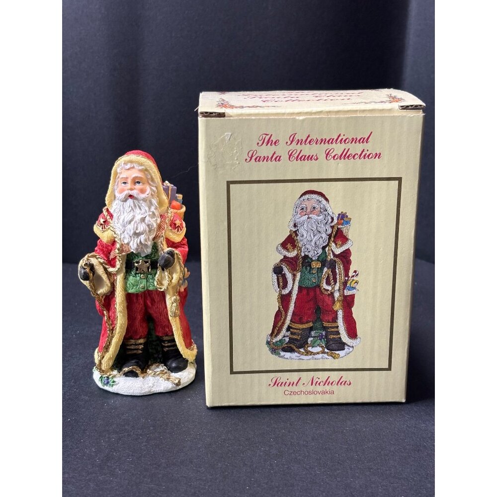 The International Santa Claus Collection Saint Nicholas Figurine Czechoslovakia